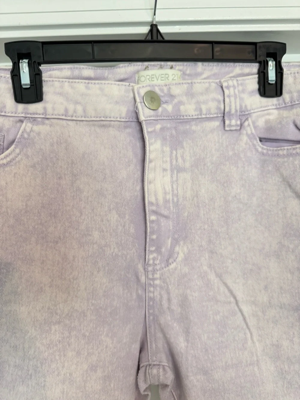 Forever 21 Lavender Skinny Jeans - Picture 2 of 9